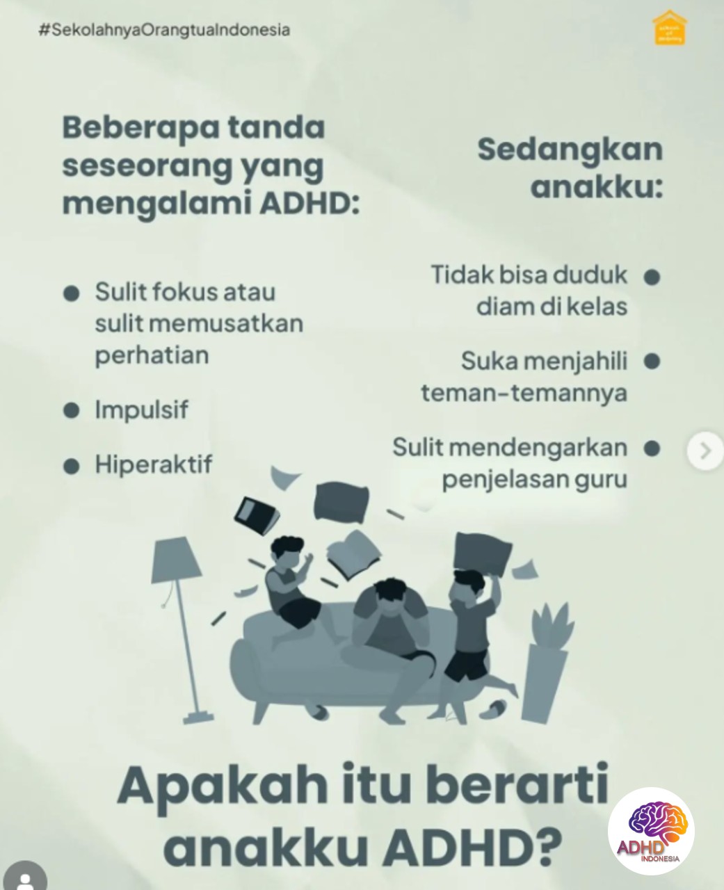 Ciri dan Gejala ADHD pada Anak Usia Dini di Kota Prabumulih